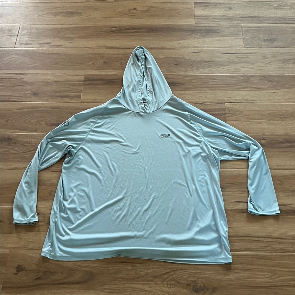 Scheels Outfitters Light Blue Long Sleeve Hoodie Tee